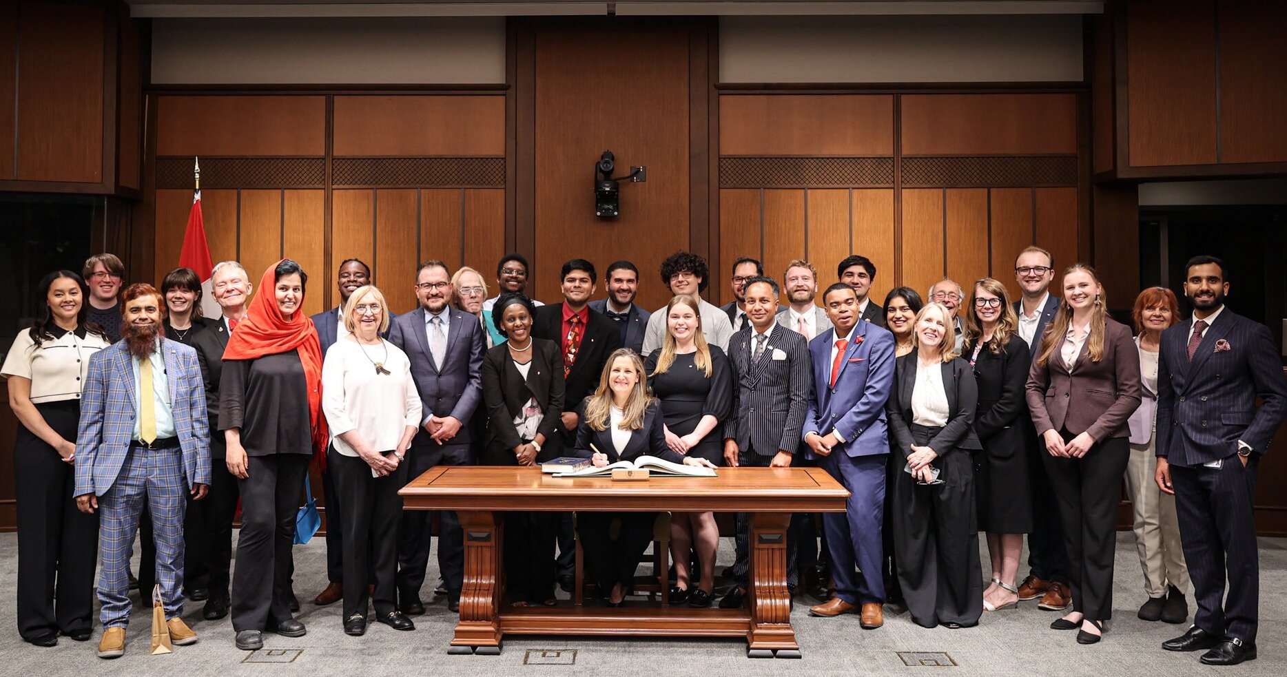 Attending Chrystia Freeland's Oath Ceremony at the Parliament of Canada